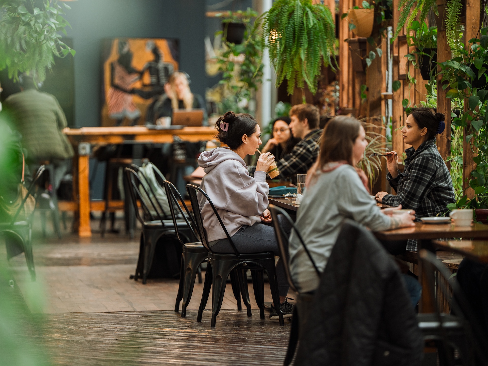 Interior of Earth Coffeehouse